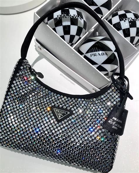 prada bag diamond